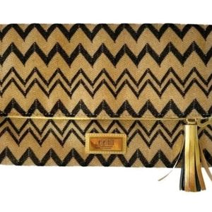 Gigi Hill gold and black purse